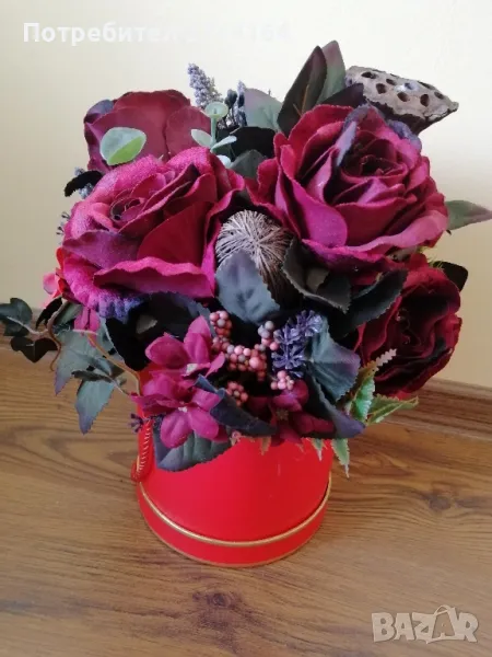 Рози изкуствени обемни , снимка 1