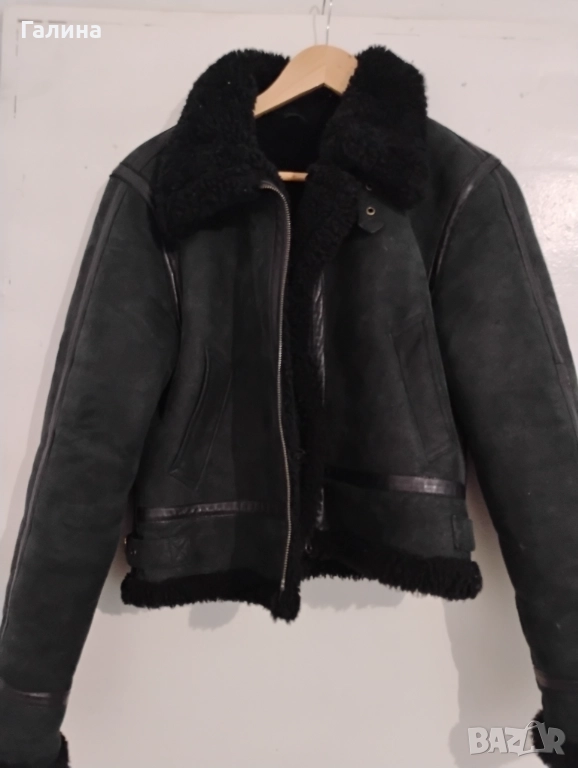 Къс кожух  от агнешка кожа, снимка 1