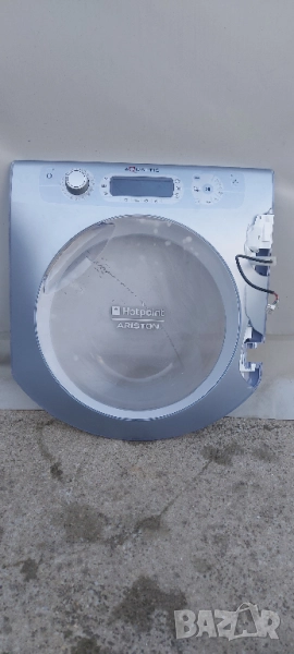 Продавам вратичка (люк) с платката и управлението за пералня+сушилня Hotpoint Aqualtis, снимка 1