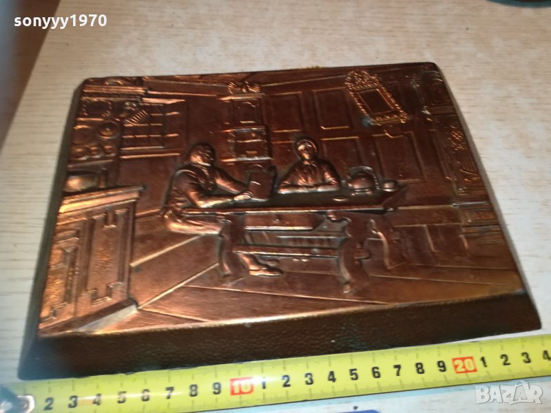 метална картина-мед/месин масивна 2712202028, снимка 1