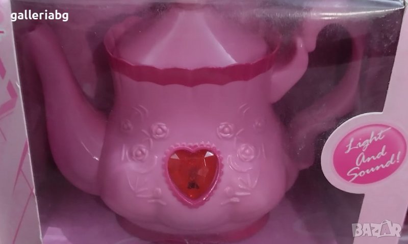 Красив детски розов чайник, снимка 1