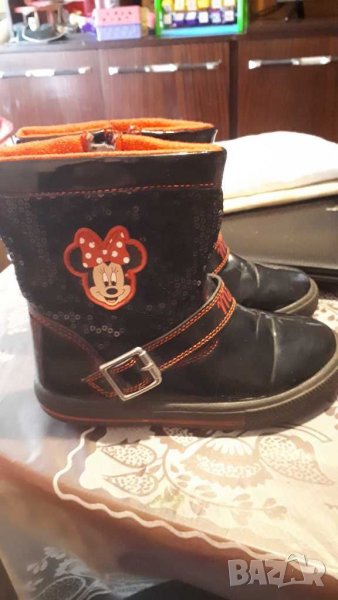 Лачени ботуши за момиче с мини , снимка 1