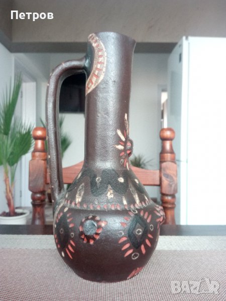 Продавам красива,ръчно изработена кана-стомна.Керамика., снимка 1