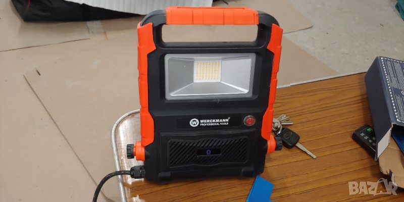 Професионална работна лампа Werckmann +Bluetooth, снимка 1