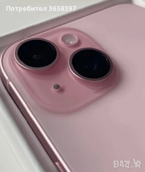 Iphone 15 pink 750 лв, снимка 1