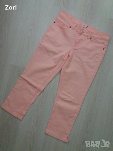 Дънки в цвят сьомга със 7/8 дължина на крачола , снимка 1