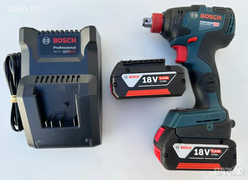 Bosch GDX 18V-200 C - Безчетков акумулаторен гайковерт , снимка 1