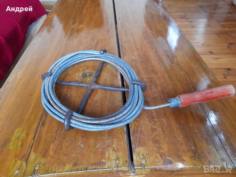 Стара пружина,уред за отпушване на канал, снимка 1