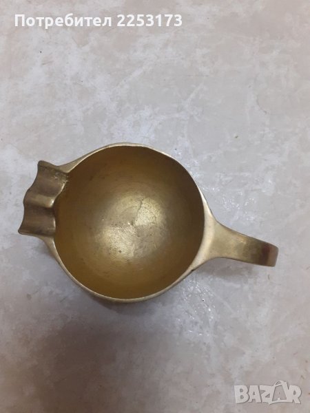 Датска бронзова купичка-пепелник, снимка 1