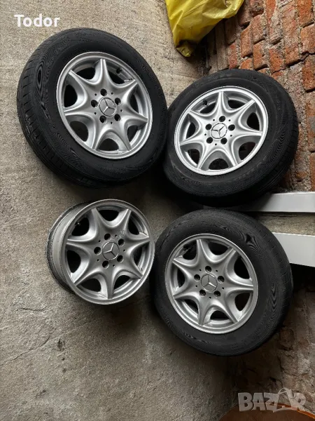 Продавам ляти джанти 5/112/15 за мерцедес, снимка 1