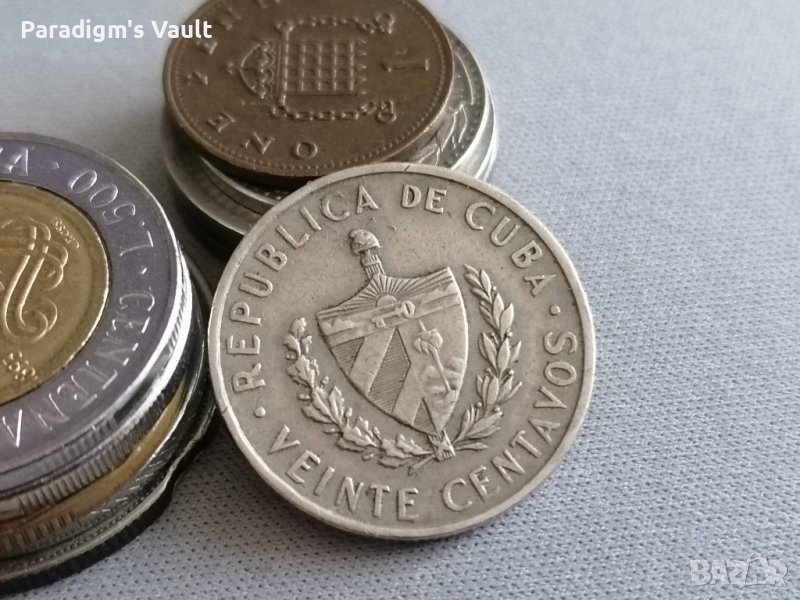 Монета - Куба - 20 центавос | 1962г., снимка 1