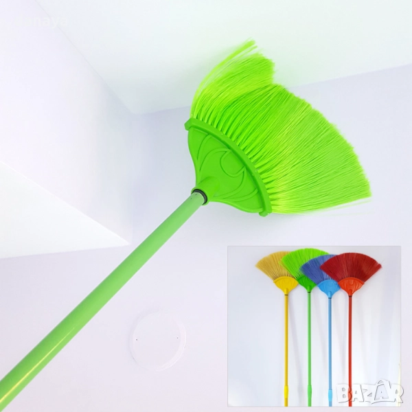 1618 Четка за паяжини с телескопична дръжка, снимка 1