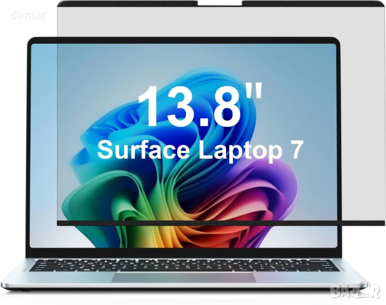 STARY Магнитен екран за поверителност за 13,8-инчов Surface Laptop 7, снимка 1