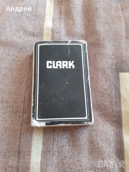 Стари карти за игра Clark, снимка 1