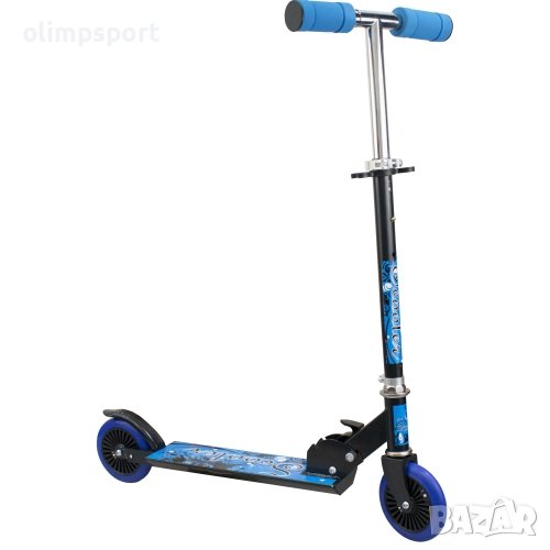 Тротинетка с 2 колела, сгъваема. Т-образно кормило с 3 регулируеми височини - 73, 77, 82 см. , снимка 1