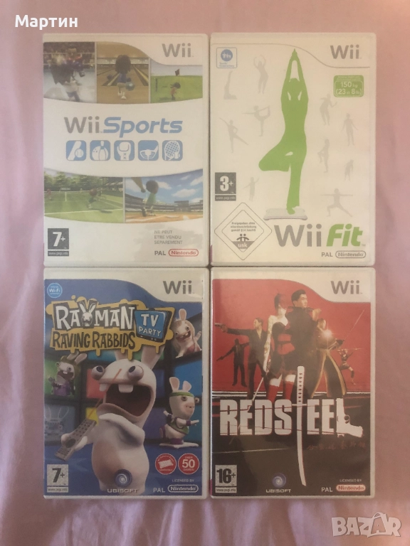 Продавам 4 Wii игри, снимка 1