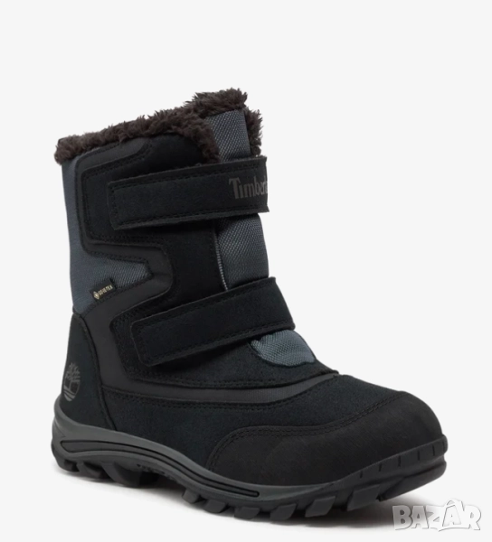 Детски / дамски ботуши Timberland CHILLBERG 2 STRAP GTX BLK GORE-TEX номер 39,5- 40 , снимка 1