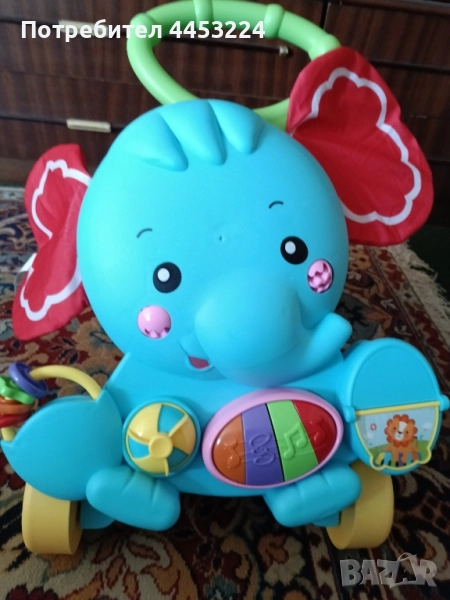 Детска проходилка, количка за бутане-пате и агънца за скачане, снимка 1