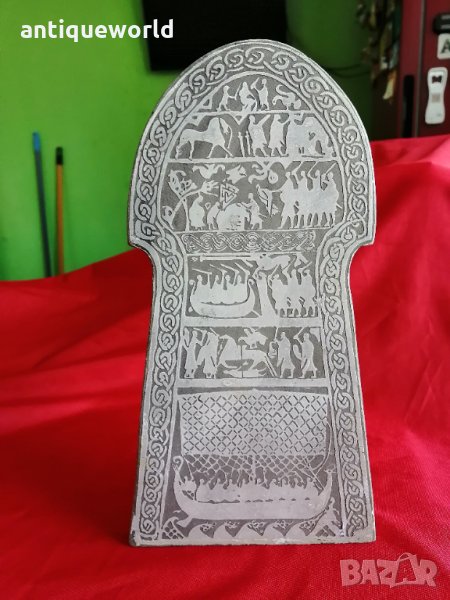 Викингска Каменна Картина 8 Век Копие, снимка 1