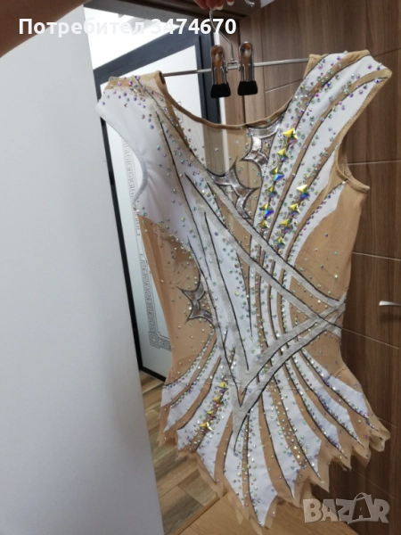 Трико за художествена гимнастика, танци за момиче 11-12 год., снимка 1