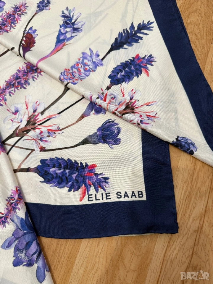 Elie Saab нов оригинален копринен шал, снимка 1