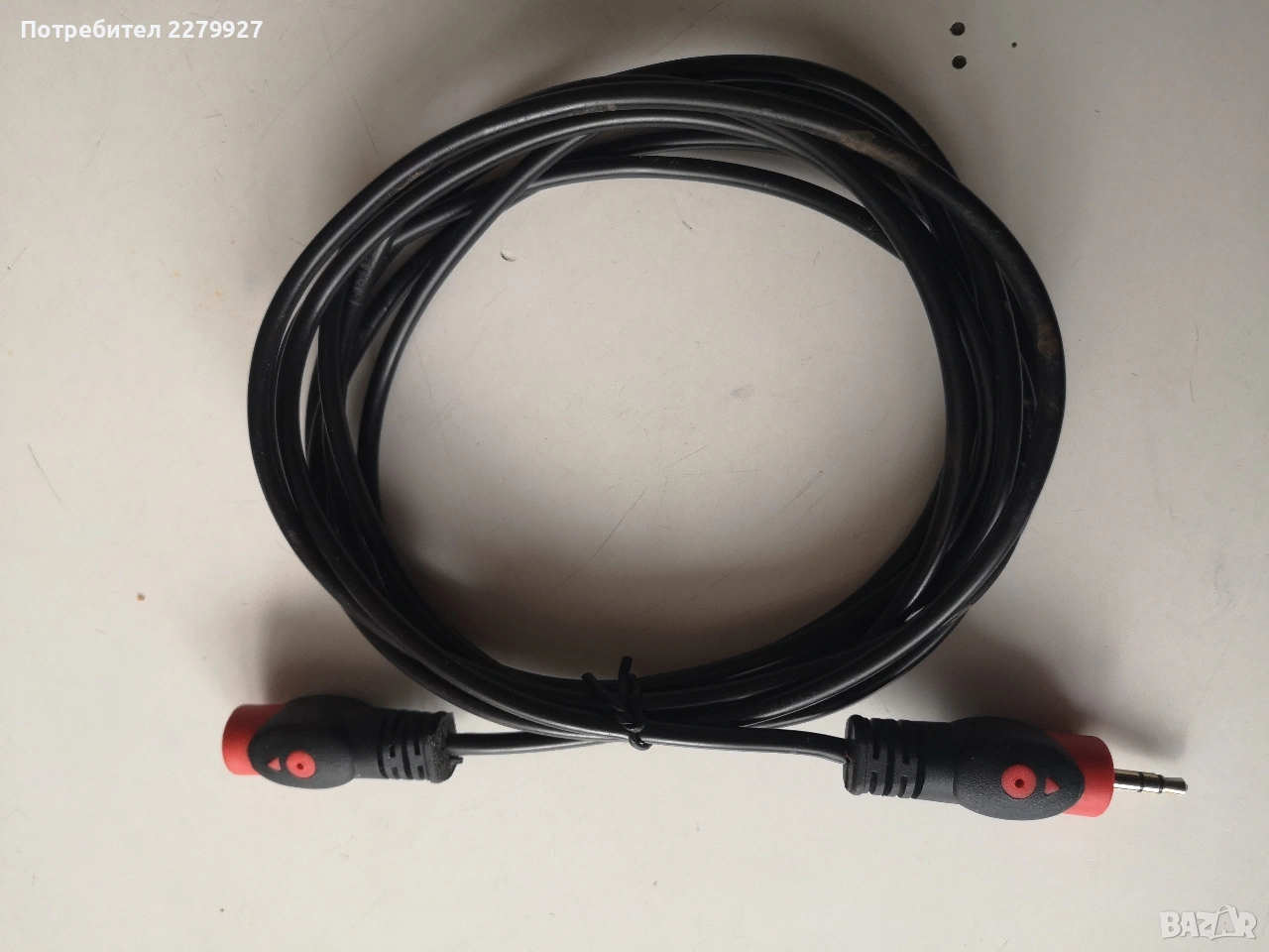 Кабел / удъжител - стерео F/M 3m., снимка 1