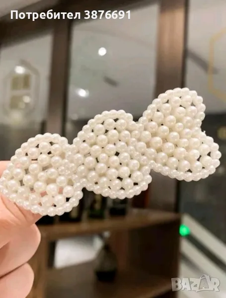 Фиба за коса френски класен стил лукс Chanel, снимка 1