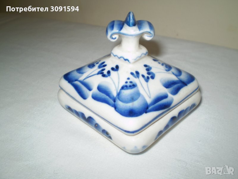Порцелан кутия за бижута  ГЖЕЛЪ, снимка 1
