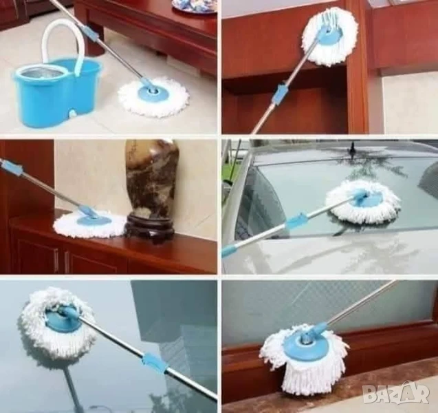 🔥 Spin Mop 360 – Супер Почистване Без Усилие! 🔄🧼 , снимка 1