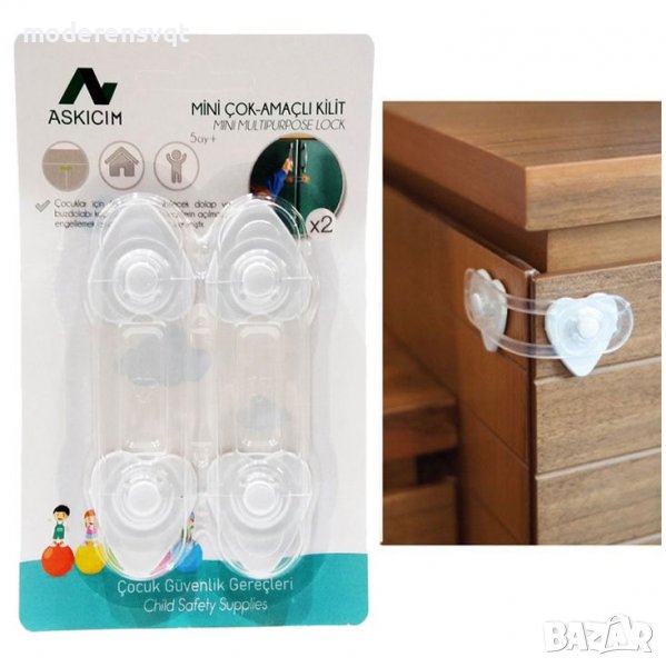 Обезопасител за шкаф 2бр, снимка 1