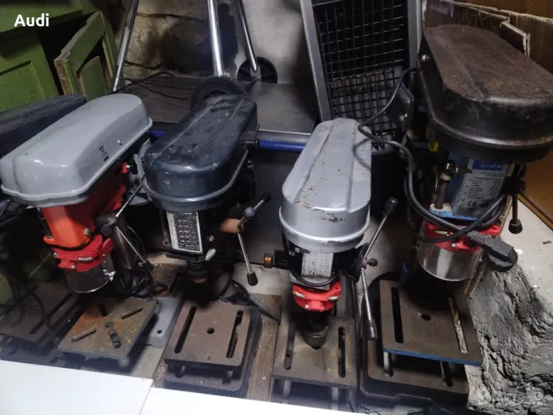Продавам 5 броя настолни бормашини GUDE / Einhell и др.  Мощност от 250W до  350W, снимка 1