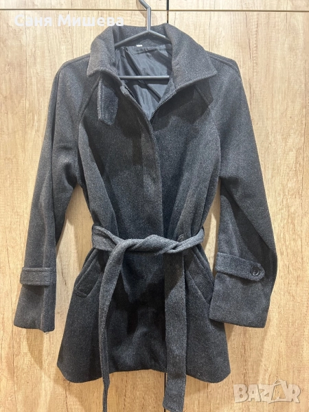 Тъмно сиво палто, снимка 1