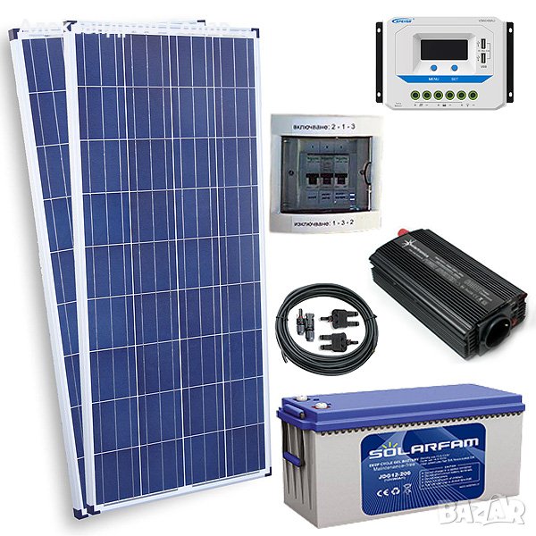 360 W фотоволтаична система за малка за вила , снимка 1