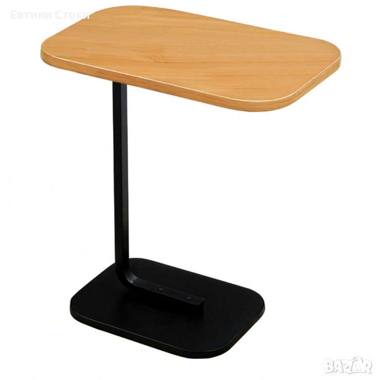 C-образна многофункционална масичка за кафе и лаптоп, снимка 1