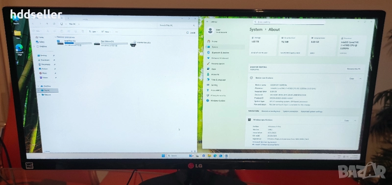 Монитор 25" Ultra Wide 21:9 LG 25UM55-P, снимка 1
