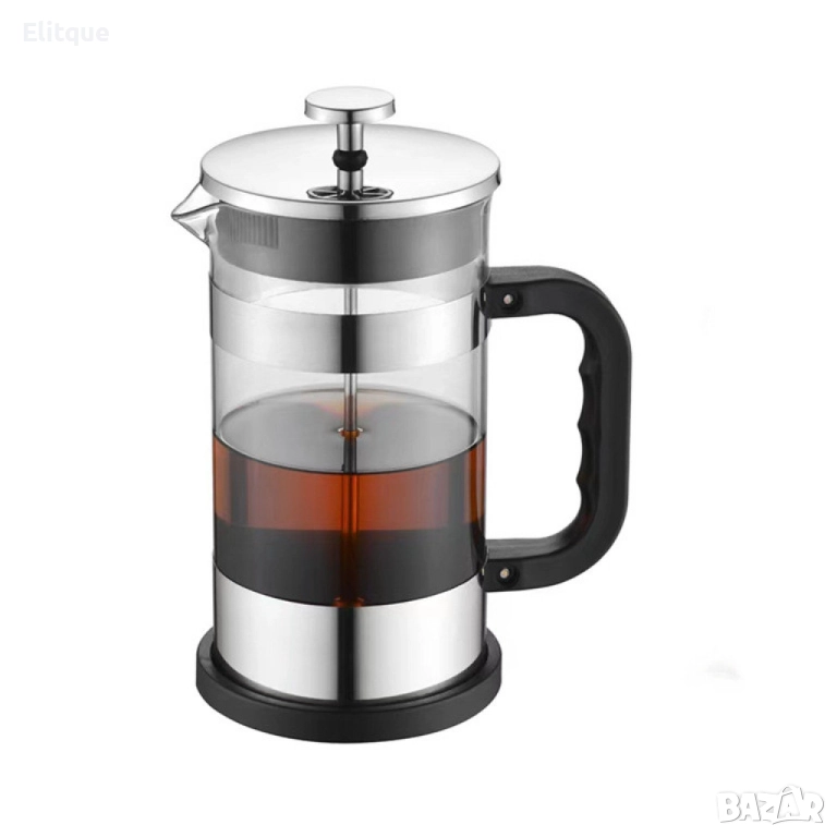 Френска преса за кафе и чай с обем 1000 мл  , снимка 1