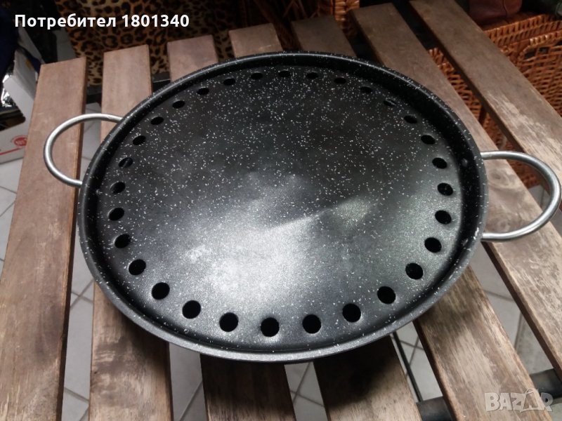 Тефлонов съд за къмпингуване с  капак ,тава за печене,  , снимка 1