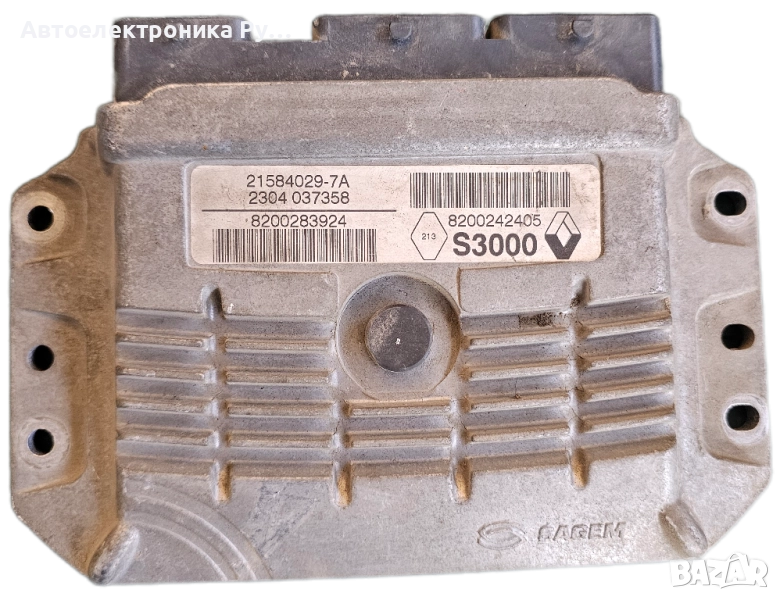 Компютър НА ДВИГАТЕЛЯ RENAULT MEGANE SCENIC SAGEM 21584029-7A, 215840297A, 8200283924, 8200242405, снимка 1