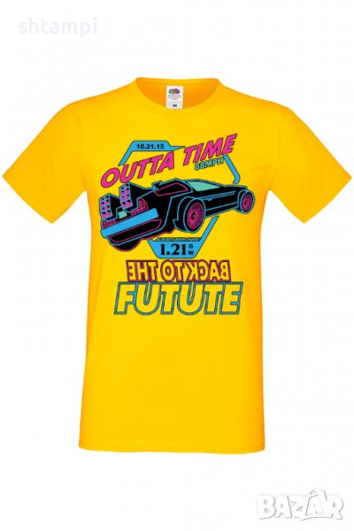 Мъжка тениска Back To The Future,Анимация,игра,Празник,Повод., снимка 1