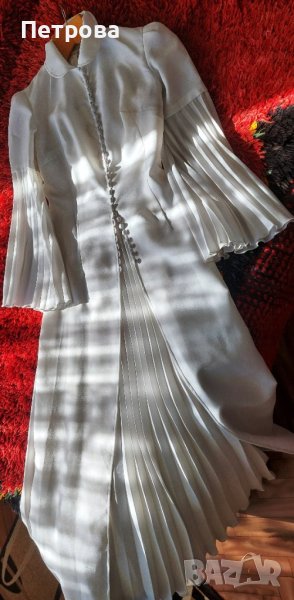 Ефектна сватбена рокля в комплект с дамска чанта, снимка 1