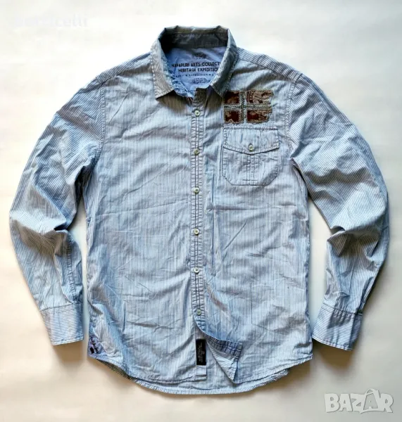 Napapijri Mens Cotton Shirt - M - оригинална мъжка риза , снимка 1