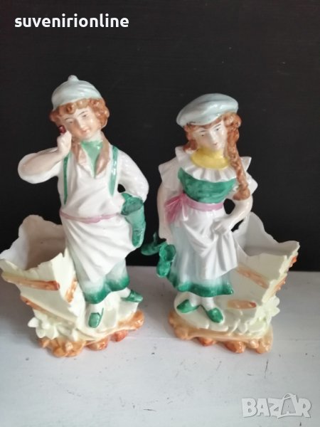 Двойка статуетки вазички, снимка 1