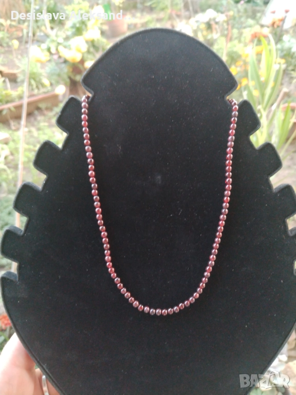 Колие с гранат алмандин, много изгодно , снимка 1