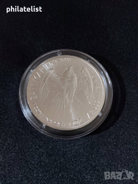 Сан Марино 2024 - 5 Евро - Орел - 1 OZ Сребърна монета, снимка 1