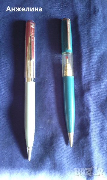 Зелен перомолив "Союз" от СССР с вградена златна кремълска кула., снимка 1