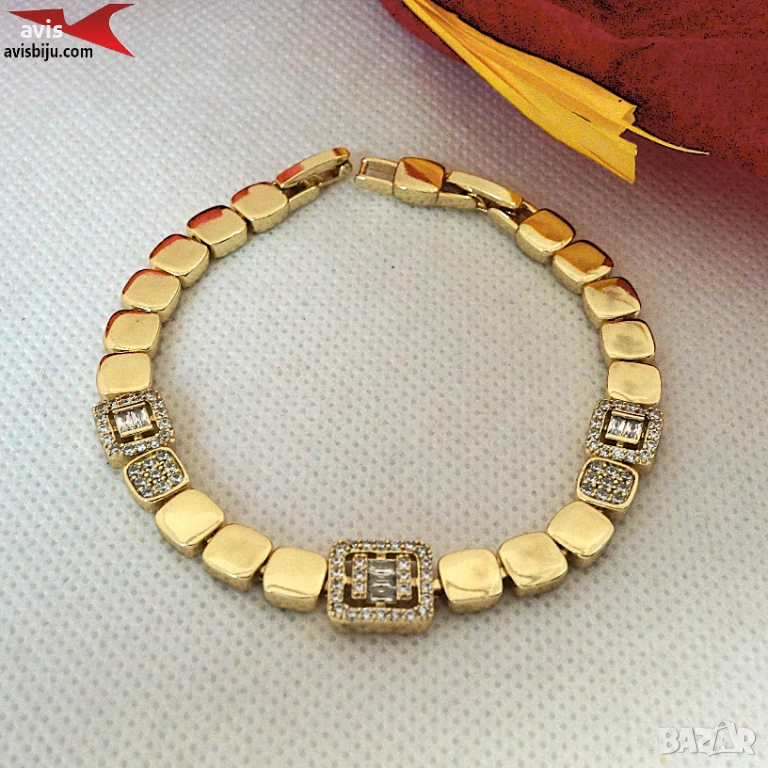 Гривна с 14К златно покритие 234819, снимка 1