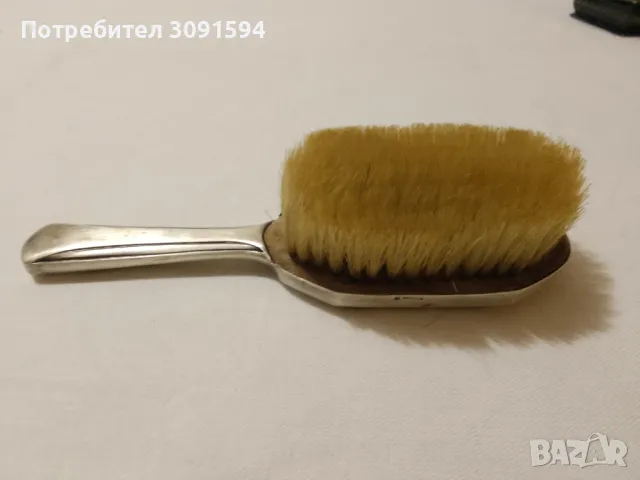  Посребрена Красива четка за дрехи (Gallia), снимка 7 - Антикварни и старинни предмети - 48188795