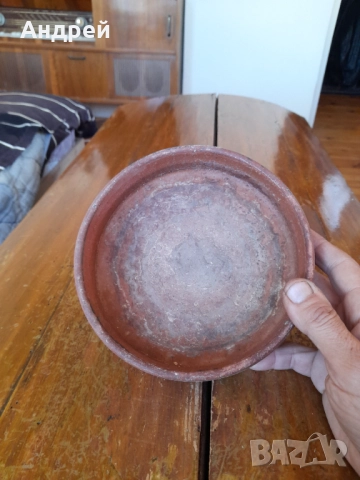 Стара керамична паница #17, снимка 4 - Други ценни предмети - 52850933