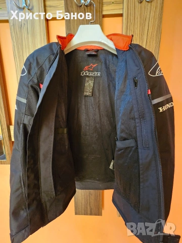 Текстилно мото яке Alpinestars Honda T-SPS Air Jacket, снимка 4 - Аксесоари и консумативи - 53303939