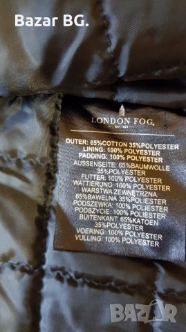 Хит цена!!!Оригинално!!! Ново ватирано мъжко яке LONDON FOG, снимка 3 - Якета - 30627958